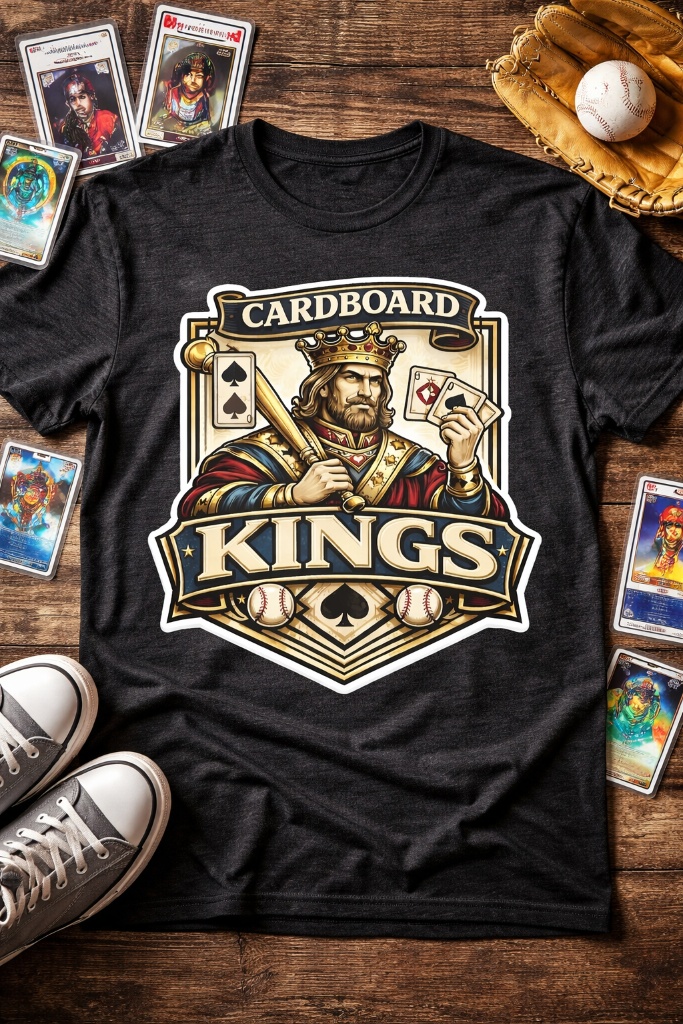 Cardboard Kings tee mockup — T-Spot Graphic Tee & Design Company